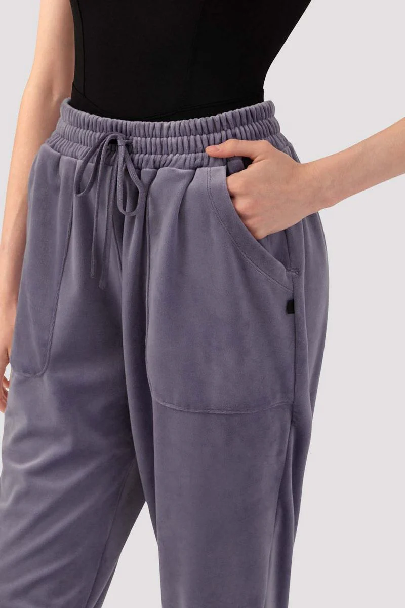 Ladies Gloria Velvet Sweatpant - Image 4