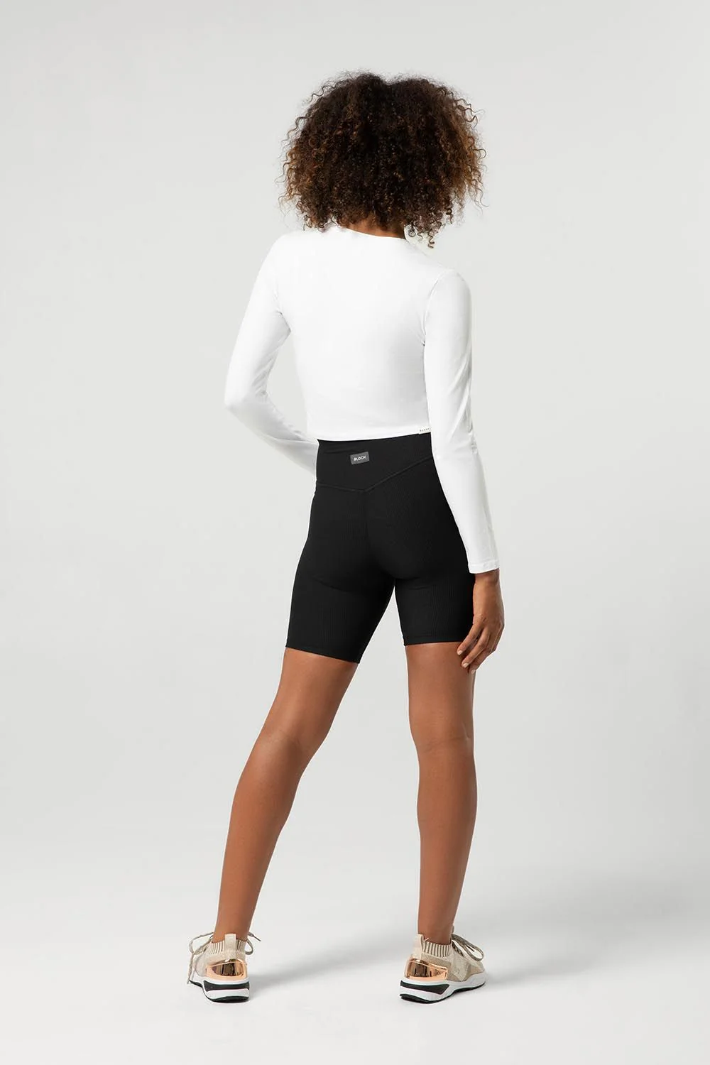 Ladies Heritage Bloch Print Fitted Long Sleeve Tee - Image 2
