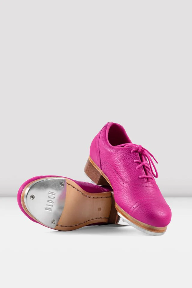 Ladies Jason Samuels Smith Pebble Leather Tap Shoes - Image 3
