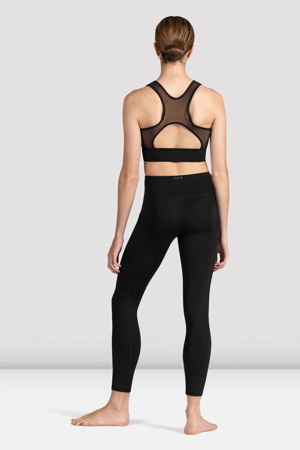 Ladies Kya Zip Front Crop Top - Image 2