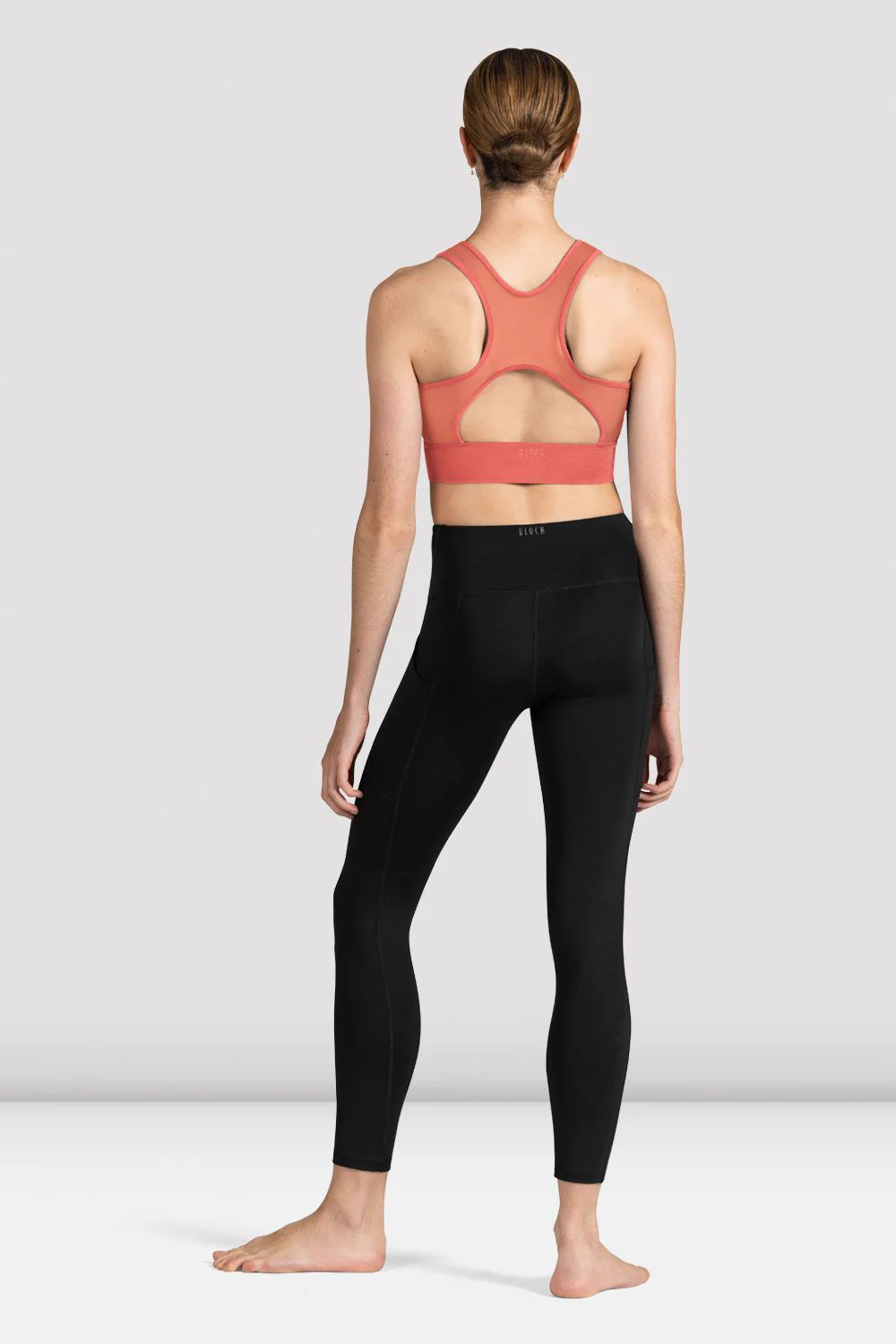 Ladies Kya Zip Front Crop Top - Image 2