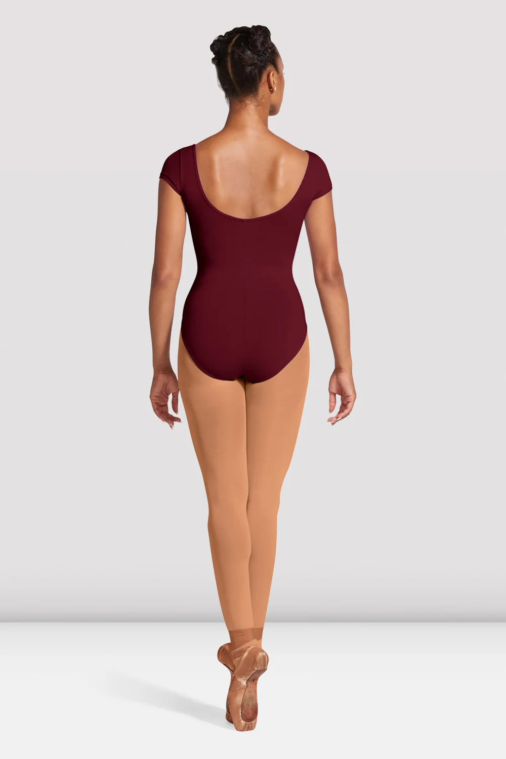 Ladies Mirella Cap Sleeve Princess Seam Leotard - Image 3