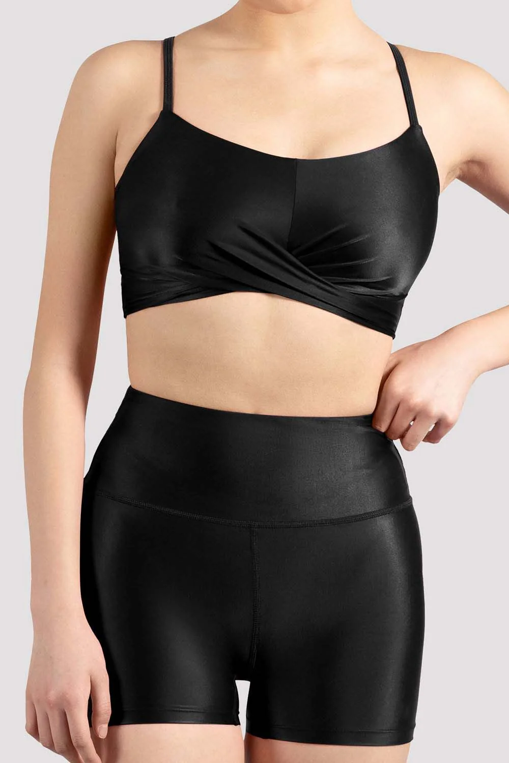 Ladies Mirella Glow Camisole Crop Top - Image 3