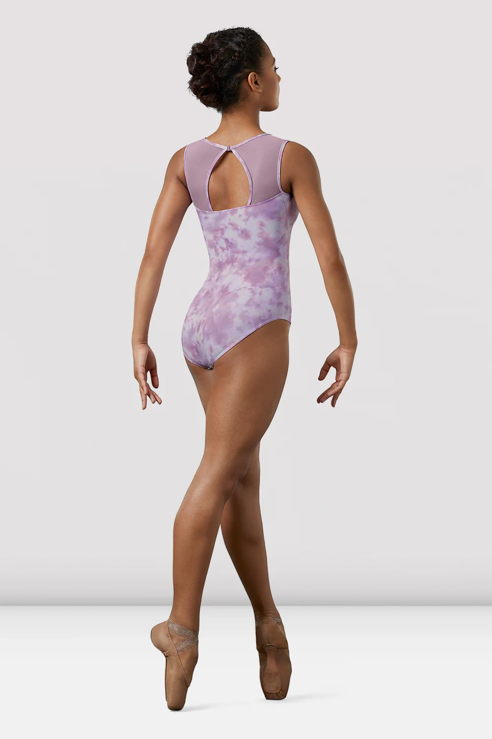 Ladies Mirella Watercolor High Neck Leotard - Image 2