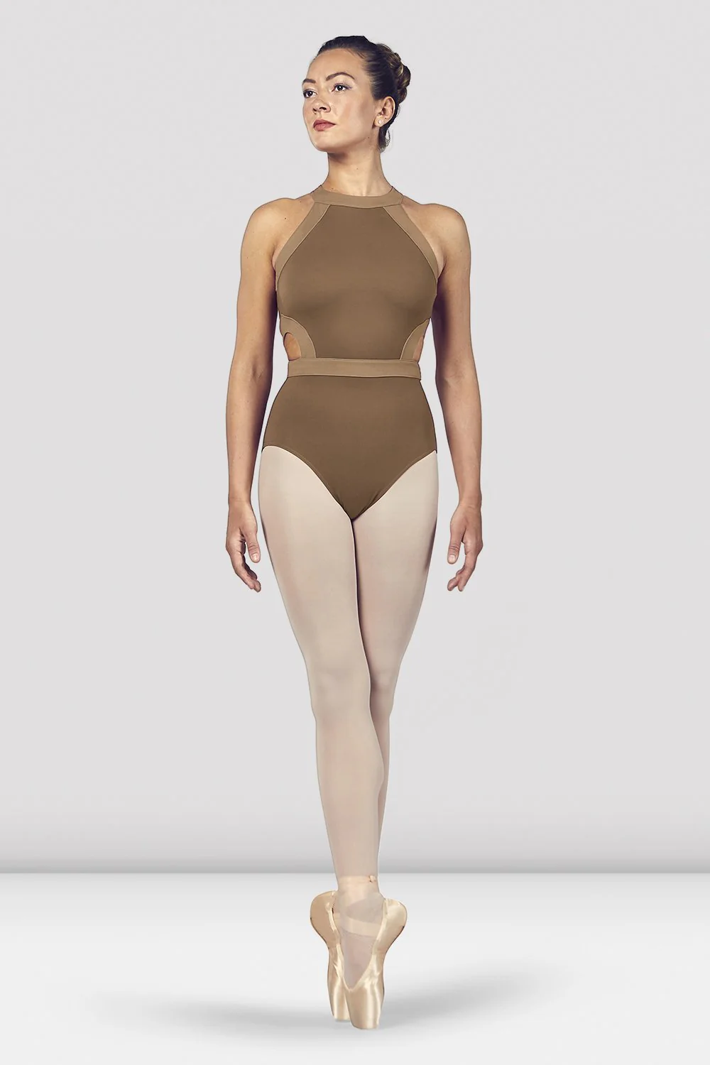 Ladies Shreya Halter Neck Open Back Leotard - Image 2