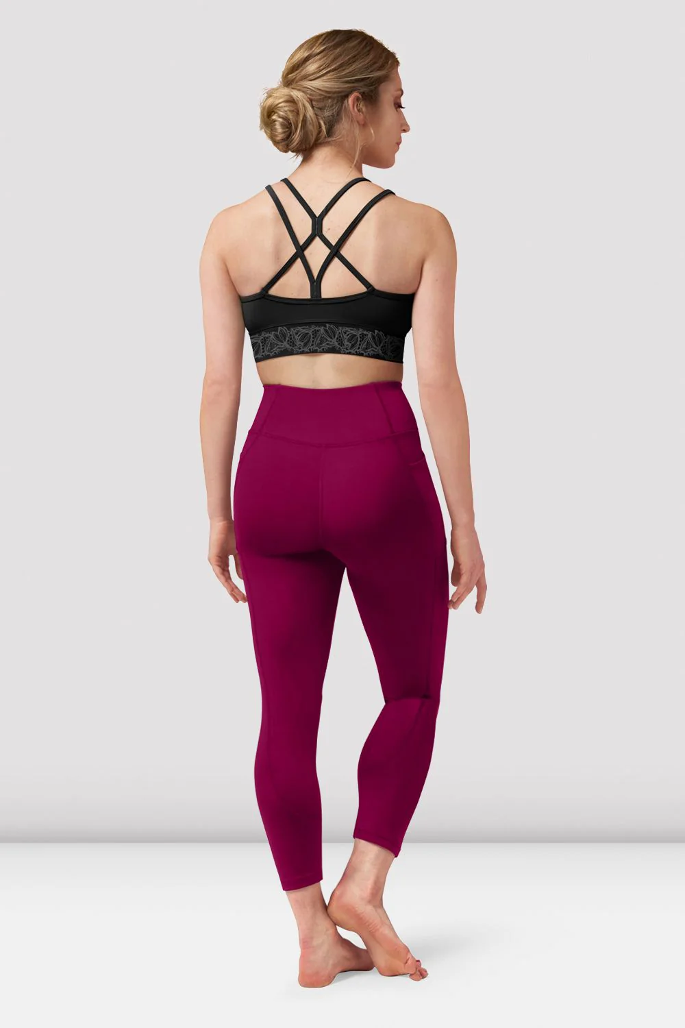 Ladies Tasha Panelled Leggings - Image 2